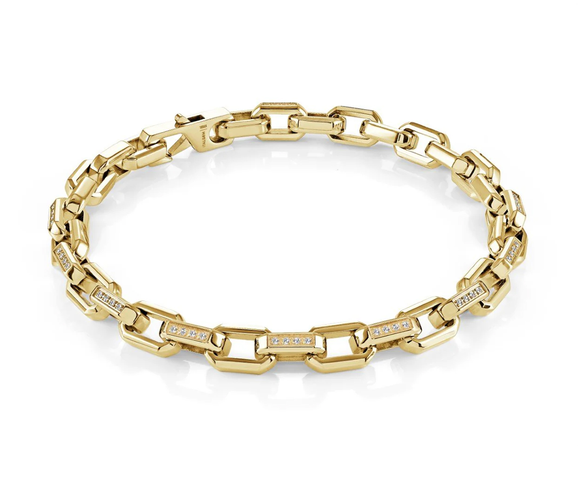 BRACELET À MAILLE ROLO CARRÉE - IG SMB858GO - ITALGEM BRACELET À MAILLE ROLO CARRÉE - IG SMB858GO - ITALGEM
