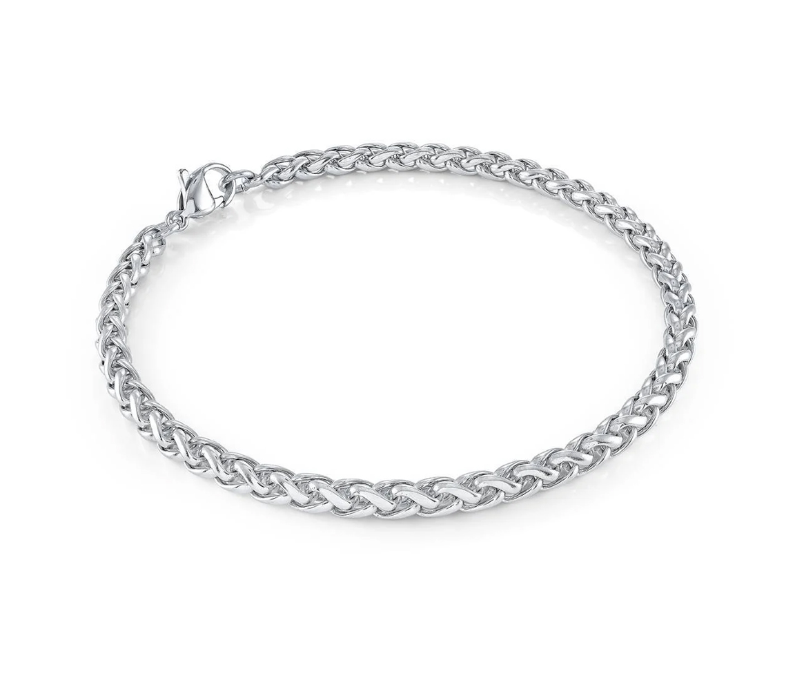 BRACELET EN ACIER OU ACIER/PVD OR À MAILLE BLÉ - IG SMB776/7.5 - ITALGEM BRACELET EN ACIER OU ACIER/PVD OR À MAILLE BLÉ - IG SMB776/7.5 - ITALGEM