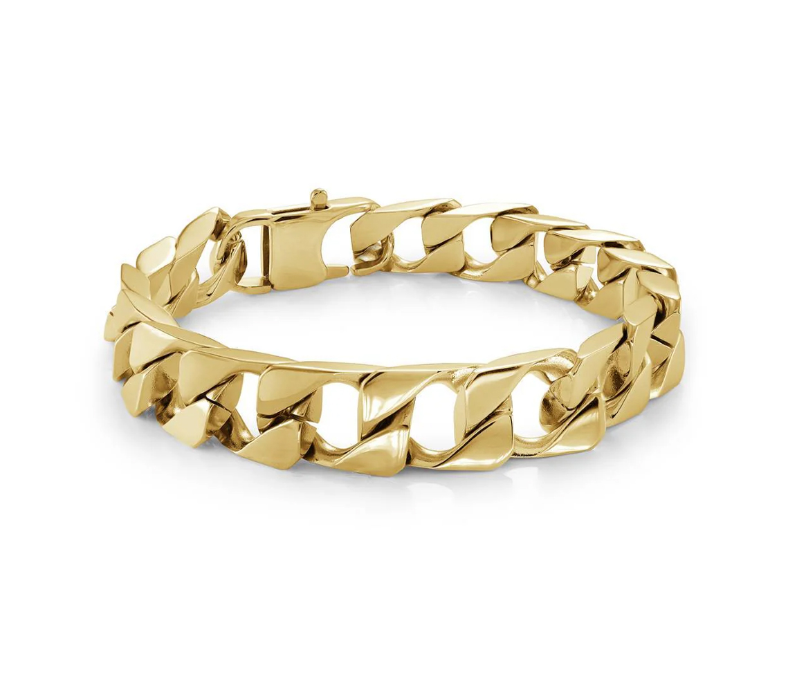 BRACELET À MAILLE GOURMETTE - IG SMB767GO8.5 - ITALGEM BRACELET À MAILLE GOURMETTE - IG SMB767GO8.5 - ITALGEM