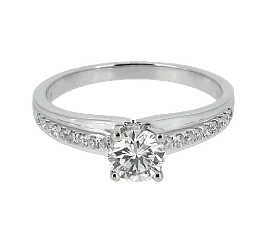 BAGUE EN OR 14K BLANC SERTIE DE DIAMANTS - SJ LBD23 - BIJOUTERIE SUISSE BAGUE EN OR 14K BLANC SERTIE DE DIAMANTS - SJ LBD23 - BIJOUTERIE SUISSE