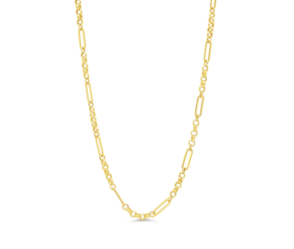 CHAINE EN OR À MAILLE ROLO/PAPERCLIP - SY 9328/20 - BIJOUX D'IMPORTATION CHAINE EN OR À MAILLE ROLO/PAPERCLIP - SY 9328/20 - BIJOUX D'IMPORTATION