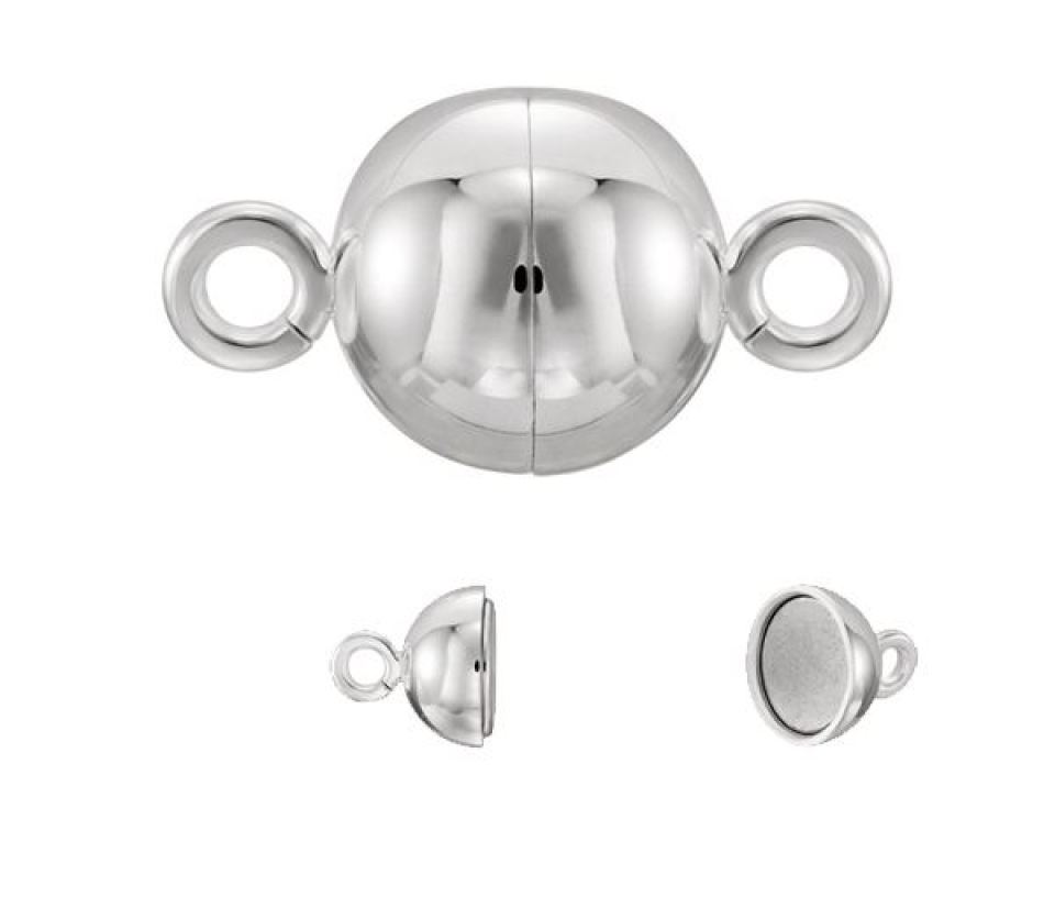 FERMOIR A COLLIER MAGNÉTIQUE ARGENT 8MM - ST 23713 ARG8MM - PERLE D'IMPORTATION FERMOIR A COLLIER MAGNÉTIQUE ARGENT 8MM - ST 23713 ARG8MM - PERLE D'IMPORTATION