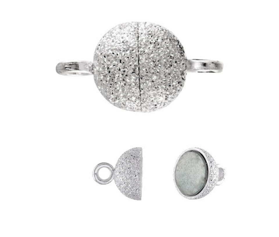 FERMOIR ARGENT MAGNÉTIQUE 6MM - ST 23716S6MM - PERLE D'IMPORTATION FERMOIR ARGENT MAGNÉTIQUE 6MM - ST 23716S6MM - PERLE D'IMPORTATION