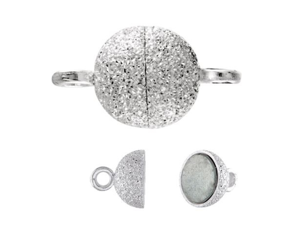 FERMOIR ARGENT MAGNÉTIQUE 8MM - ST 23716 ARG8MM - PERLE D'IMPORTATION FERMOIR ARGENT MAGNÉTIQUE 8MM - ST 23716 ARG8MM - PERLE D'IMPORTATION