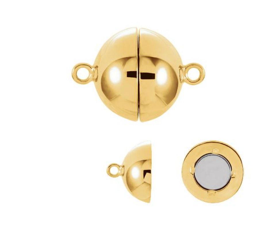 FERMOIR A COLLIER ARGENT PL.OR 14K 10MM - ST 28830 PL10MM - PERLE D'IMPORTATION FERMOIR A COLLIER ARGENT PL.OR 14K 10MM - ST 28830 PL10MM - PERLE D'IMPORTATION