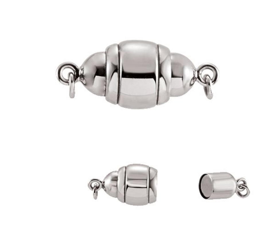FERMOIR ARGENT MAGNÉTIQUE - ST 28892 - PERLE D'IMPORTATION FERMOIR ARGENT MAGNÉTIQUE - ST 28892 - PERLE D'IMPORTATION