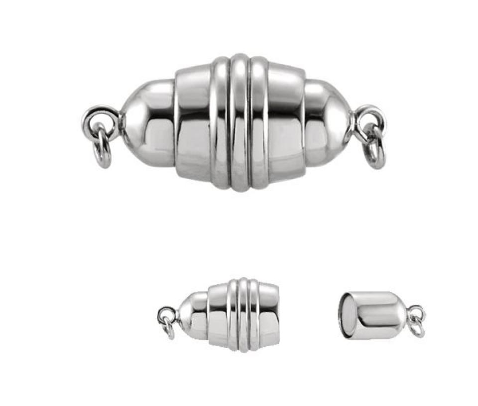 FERMOIR ARGENT MAGNÉTIQUE - ST 28893 - PERLE D'IMPORTATION FERMOIR ARGENT MAGNÉTIQUE - ST 28893 - PERLE D'IMPORTATION