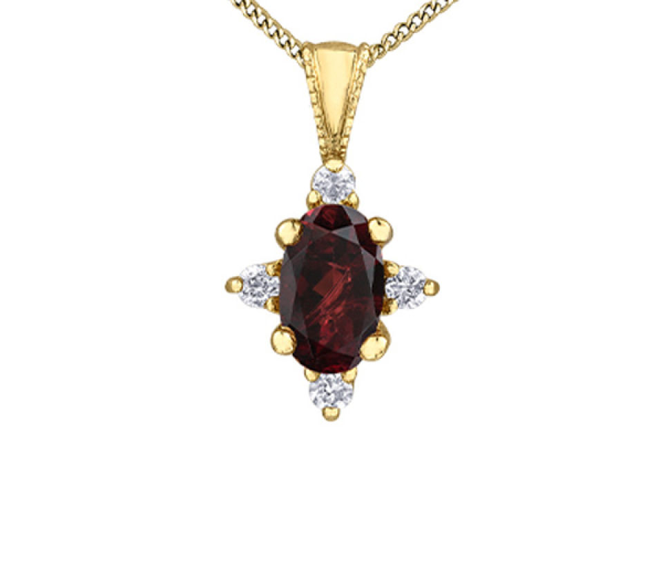 PENDENTIF EN OR SERTI DE PIERRES DE NAISSANCES ET DE DIAMANTS - CR DX895YGA - BIJOUX CANADIEN PENDENTIF EN OR SERTI DE PIERRES DE NAISSANCES ET DE DIAMANTS - CR DX895YGA - BIJOUX CANADIEN