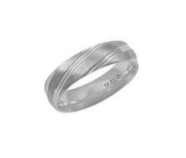 JONC H. 10K BL. T.DIAM CONFORT FIT 6MM - ML JM008/6WG - MALO 