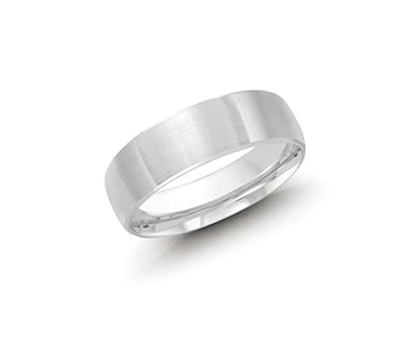 JONC HOMME EN OR 10K BLANC 7MM DE LARGEUR - ML LUX249 7W - MALO 