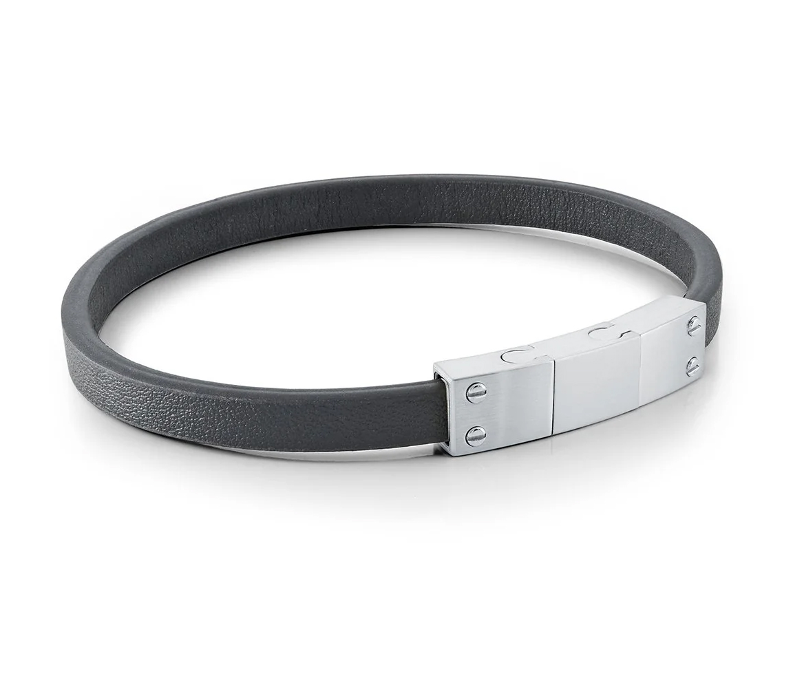 BRACELET EN CUIR ET ACIER - IG SLB700 - ITALGEM