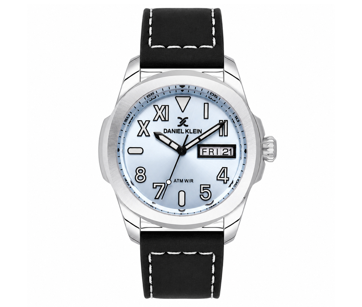MONTRE DANIEL KLEIN AVEC BRACELET DE CUIR - BA DK14078/5 - DANIEL KLEIN