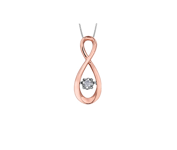 PENDENTIF AVEC UN DIAMANT DANSANT - CR DX736R - BIJOUX CANADIEN