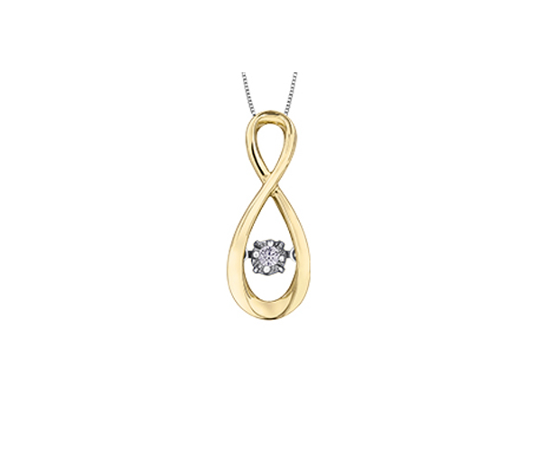 PENDENTIF AVEC UN DIAMANT DANSANT - CR DX736Y - BIJOUX CANADIEN