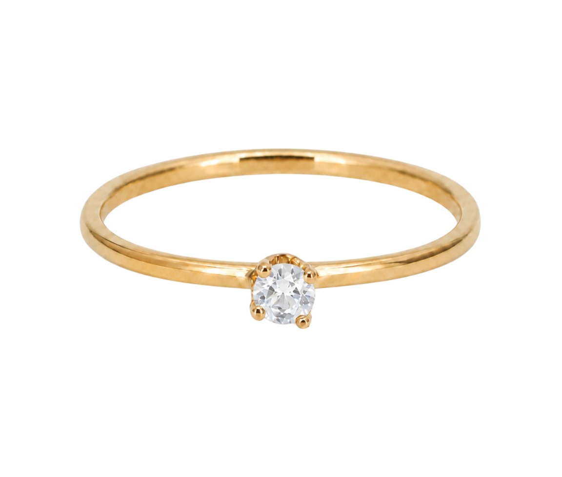 BAGUE AVEC PIERRE DE NAISSANCE VARIÉE - SJ BE01Y/04 - BIJOUTERIE SUISSE INC.