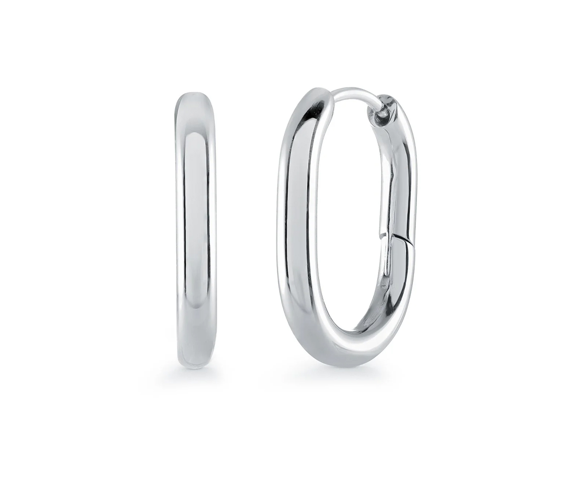 BOUCLES HUGGIES OVALES VELORIA MINI - IG SEA507 - MINI-VÉLORIA
