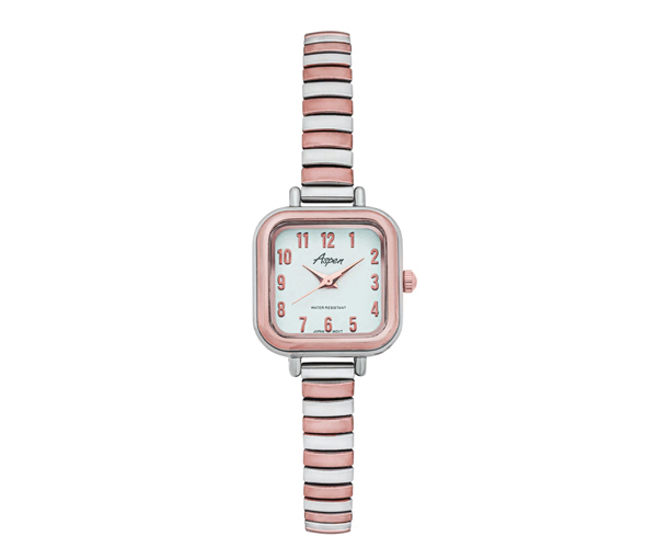 MONTRE POUR DAME ASPEN EN ACIER CARRÉ - BA AP2067 - ASPEN