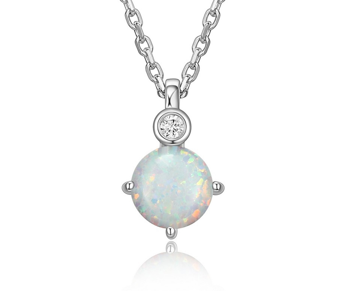 PENDENTIF AVEC PIERRE VARIEES VERITABLES ET D'UN DIAMANT - PJ R0LBUX3946 - ELLE