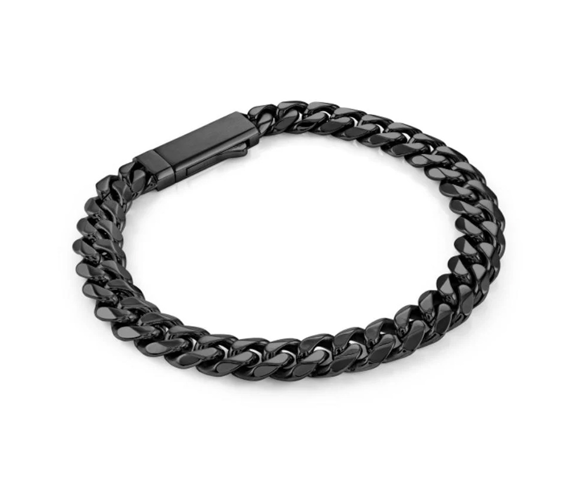 BRACELET À MAILLE GOURMETTE - IG SMB835BK8 - ITALGEM