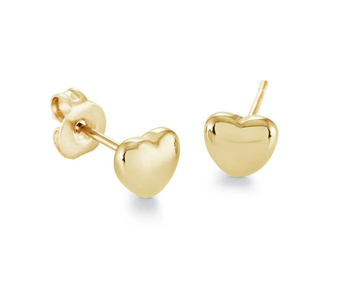 BOUCLES COEURS FIXES BOMBÉS - IG SEA514GO - MINI-VÉLORIA
