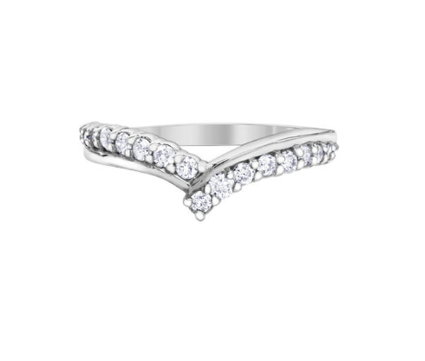 JONC CONTOUR EN OR SERTI DE DIAMANTS - CR DD8172W20 - BIJOUX CANADIEN