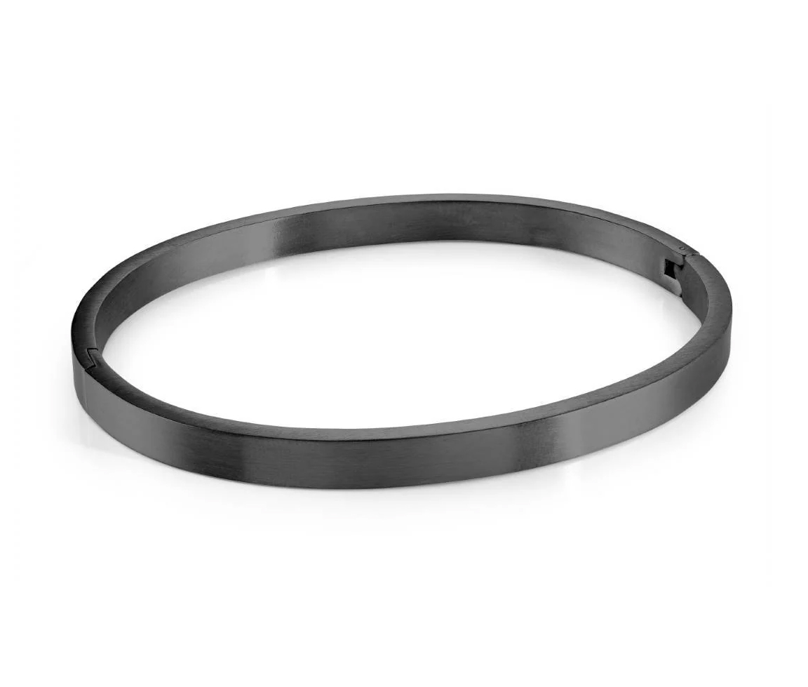 BRACELET BANGLE EN ACIER - IG SMBG197BK - ITALGEM