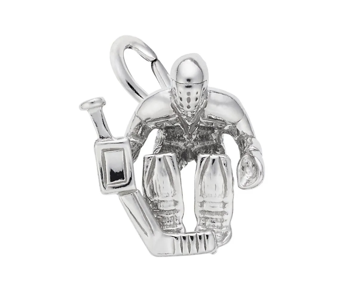 PENDENTIF GARDIEN DE BUT 3D EN ARGENT OU EN OR - NU 8263/14W - NUCO/REMBRANDT 