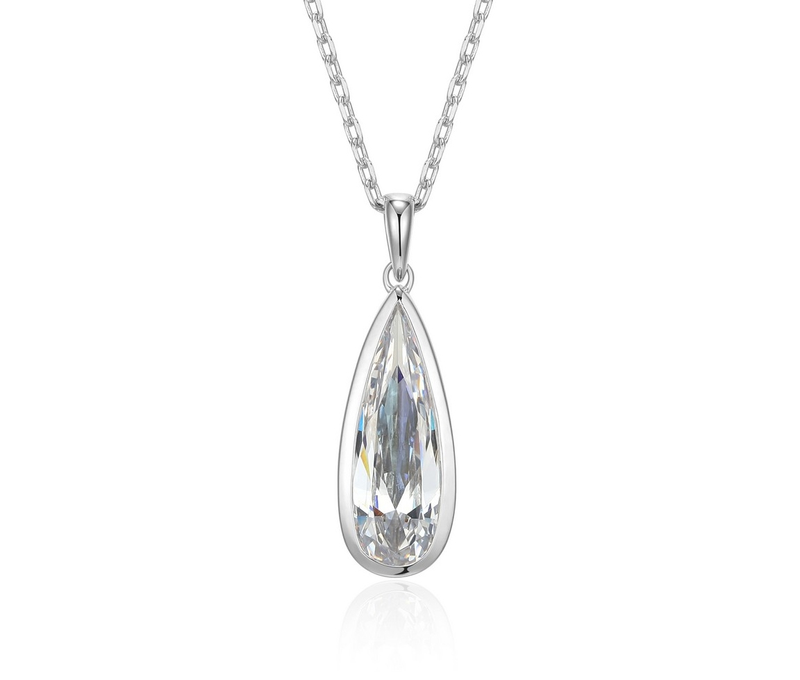 PENDENTIF GOUTTE AVEC UN CUBIQUE ZIRCONIA - PJ R0LC0X0046 - ELLE