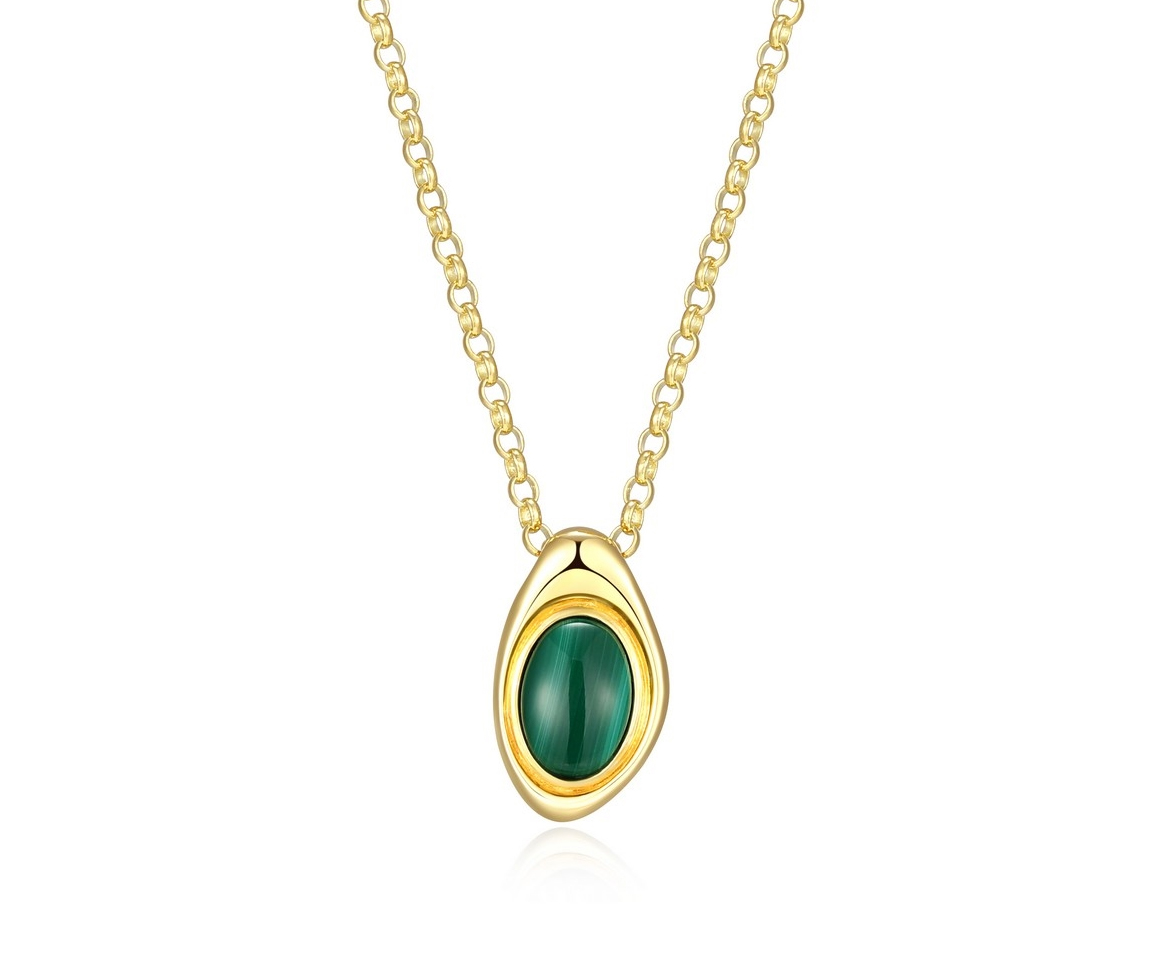  COLLIER ELLE AVEC MALACHITE - PJ 30LC0P3046 - ELLE