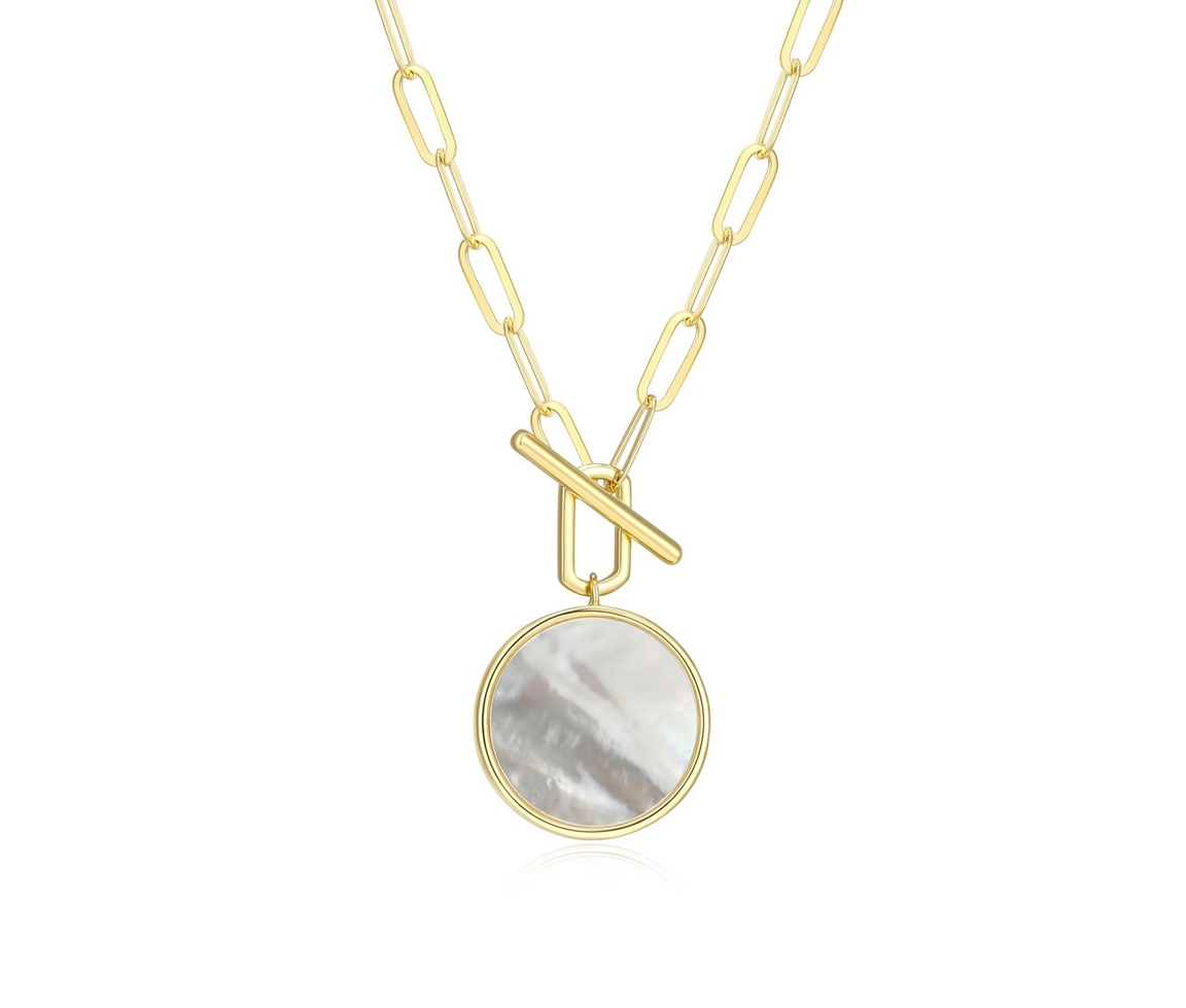 COLLIER AVEC NACRE DE PERLE BLANCHE - PJ 30LC16A938 - ELLE