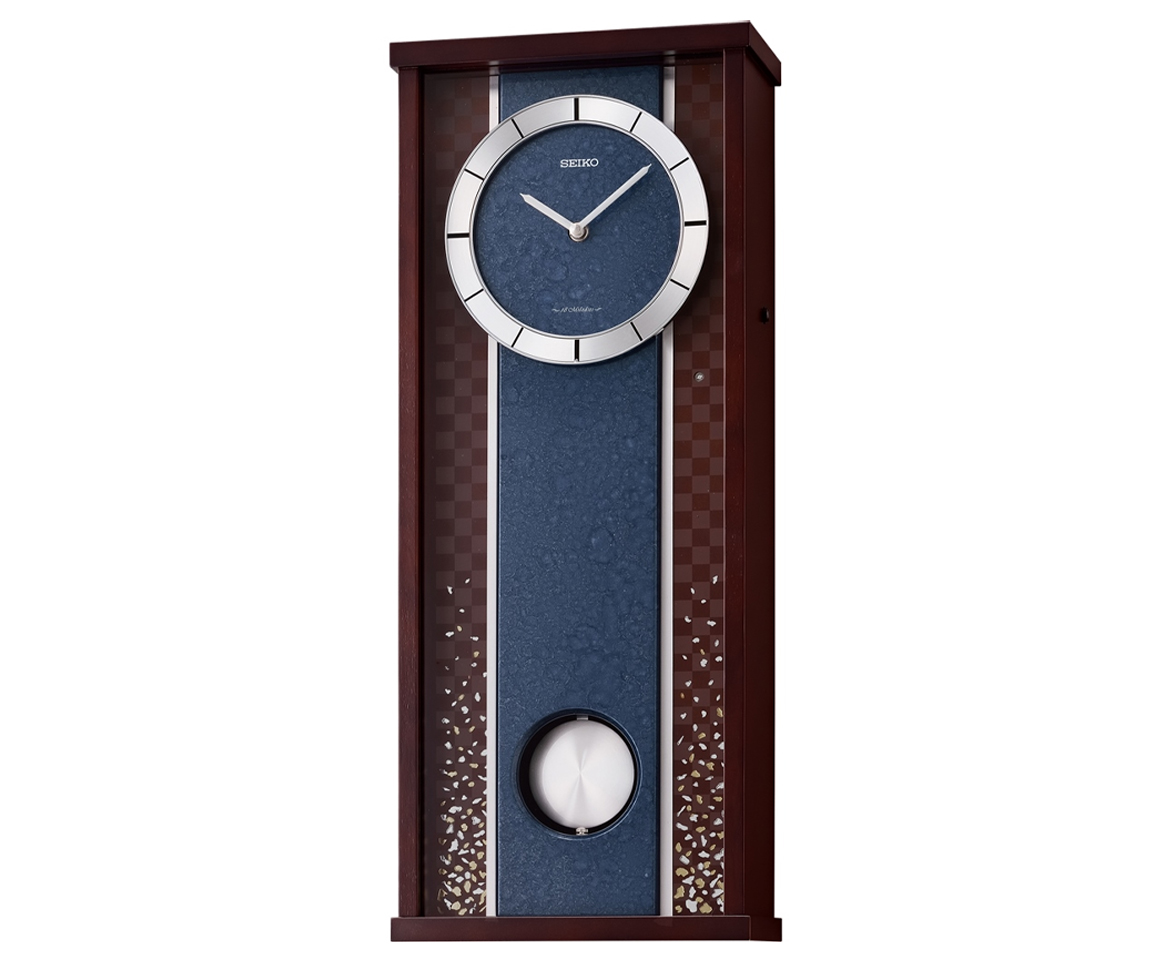 HORLOGE MURALE SEIKO EN BOIS AVEC 18 MÉLODIES - SA QXM608B - SEIKO