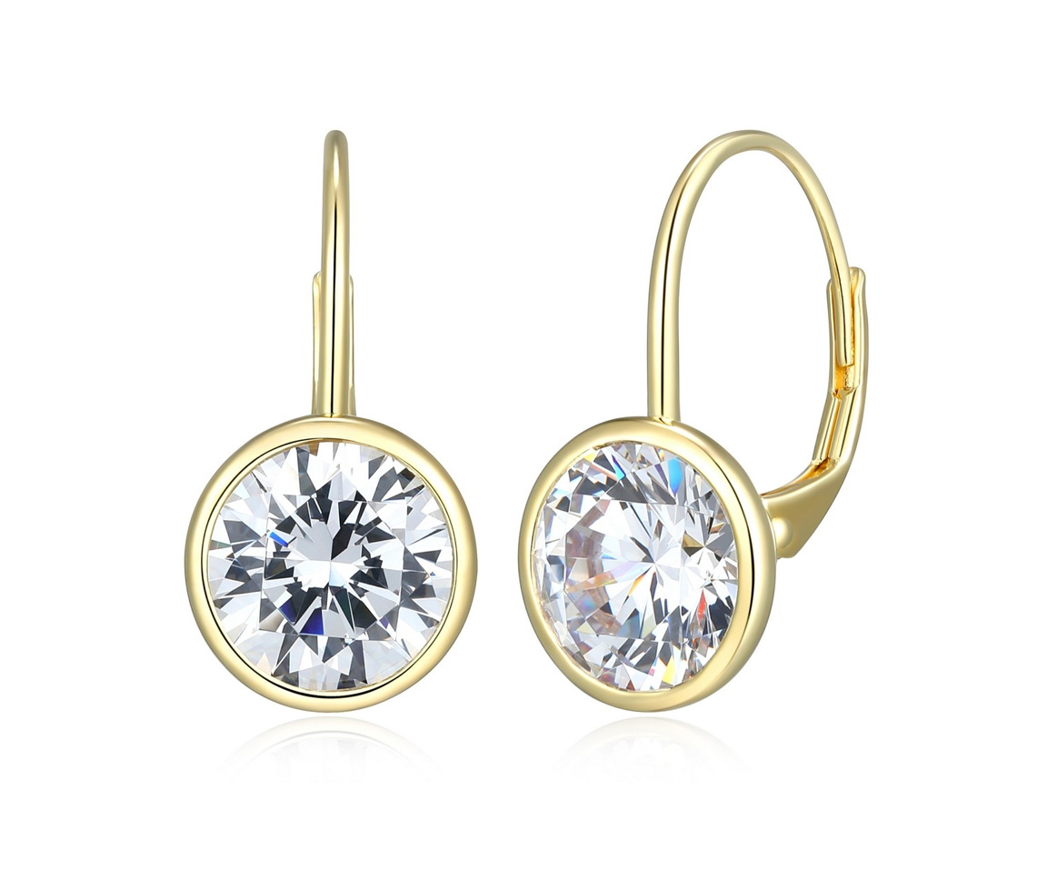 BOUCLES REIGN AVEC CUBIQUES/BEZEL - PJ 32AWCH006G - REIGN