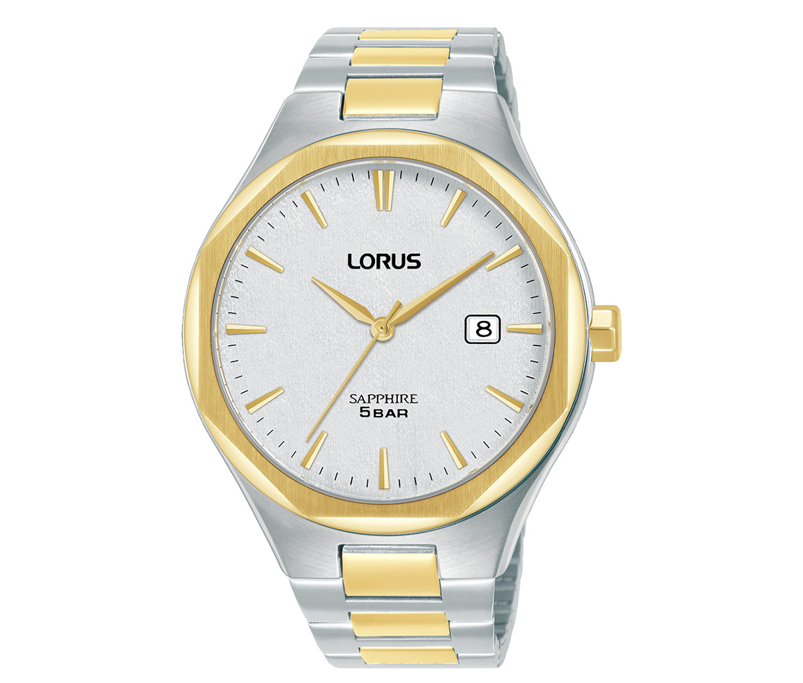 MONTRE LORUS POUR HOMME EN ACIER/PVD OR 2 TONS AVEC VERRE SAPHIR - SA RS980DX9 - LORUS