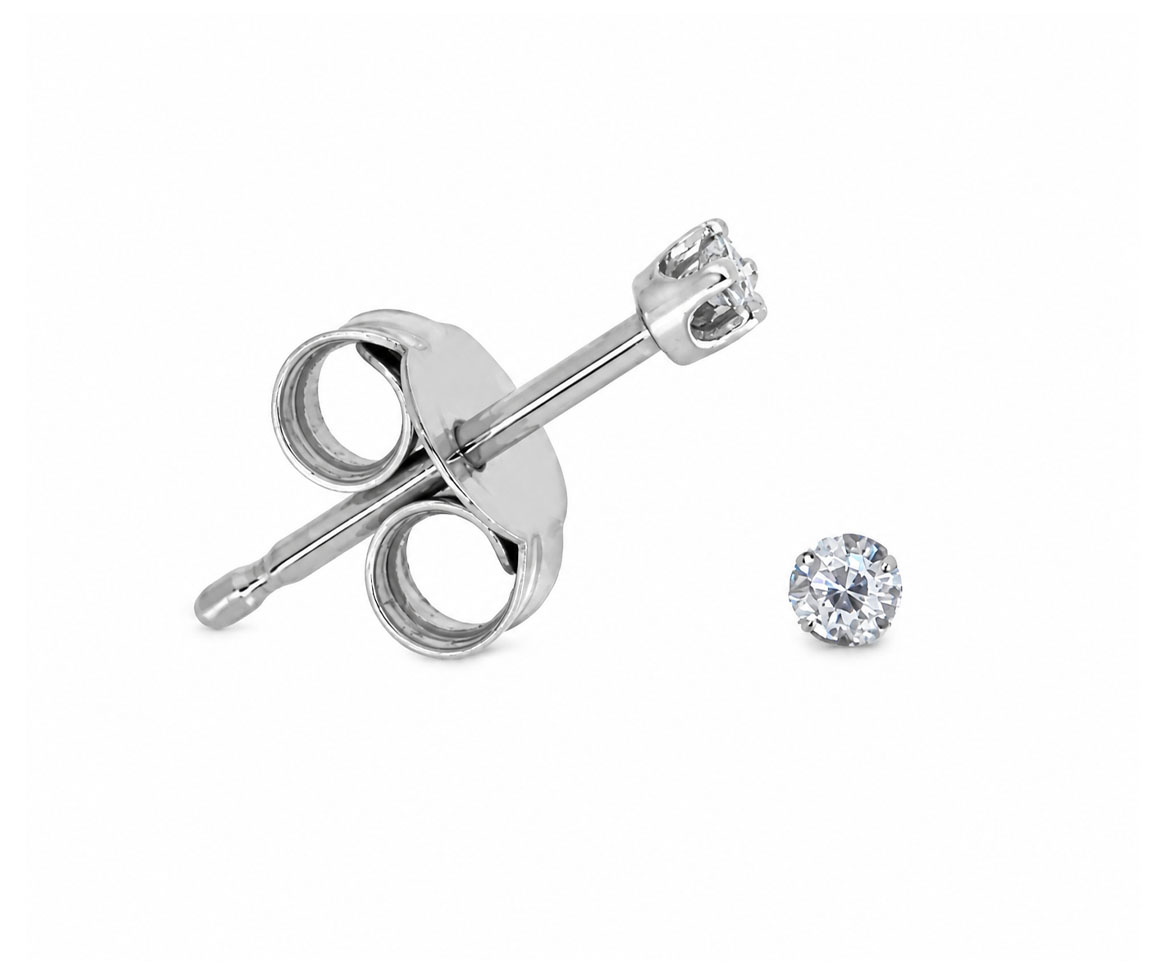 BOUCLES AVEC CUBIQUES - SJ LBO41W - BIJOUTERIE SUISSE