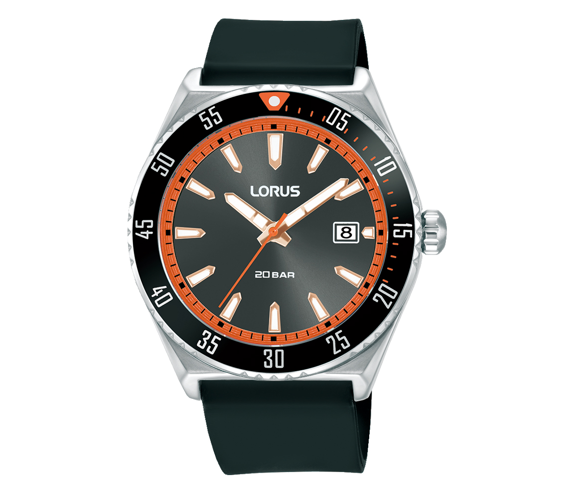 MONTRE LORUS POUR HOMME AVEC BRACELET DE SILICONE - SA RS959DX9 - LORUS