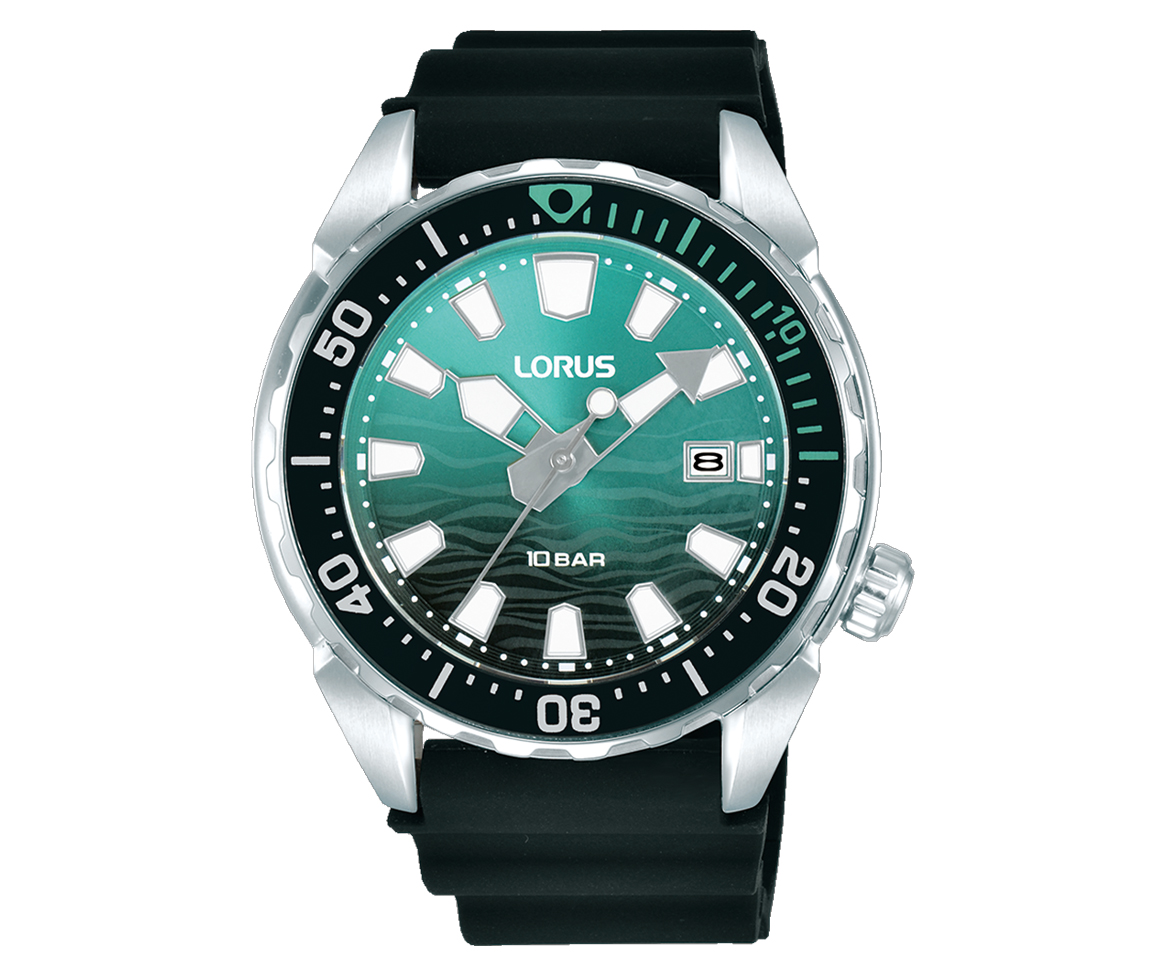 MONTRE LORUS EN ACIER AVEC BRACELET EN SILICONE - SA RH951RX9 - LORUS