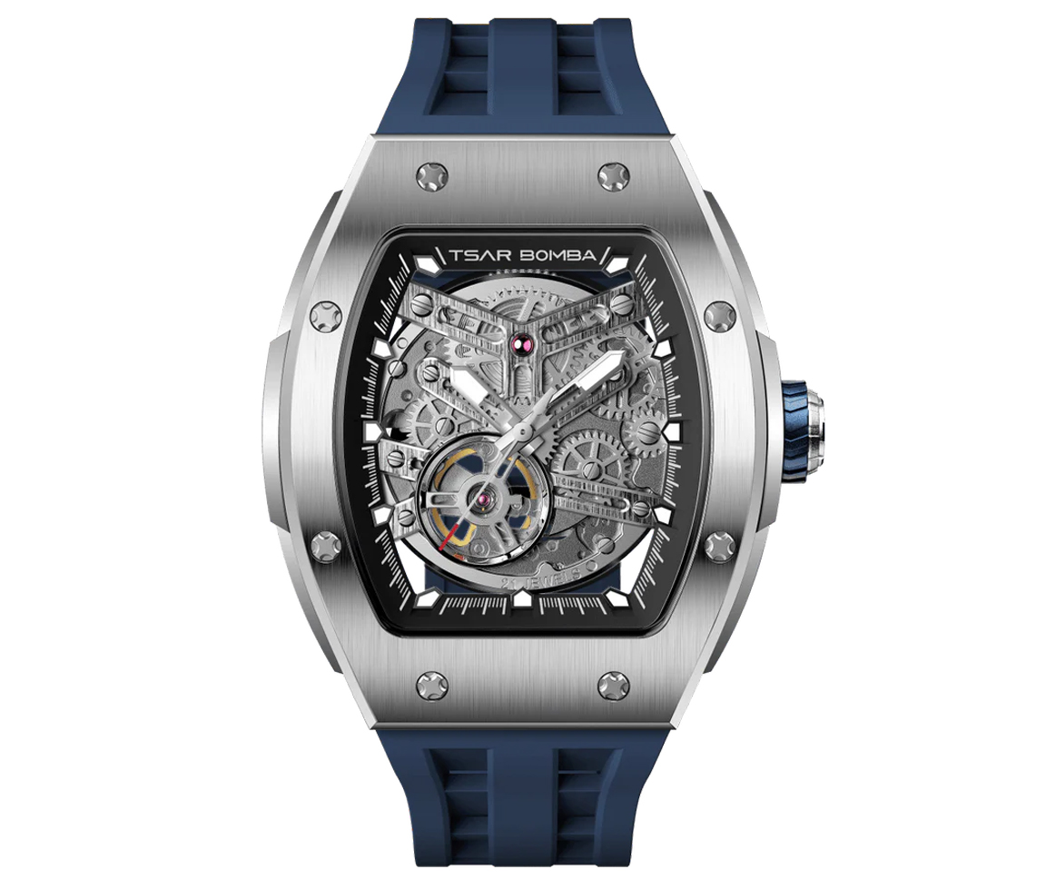 MONTRE TSAR BOMBA AUTOMATIQUE EN ACIER - IG TB8228A/01 - TSAR BOMBA