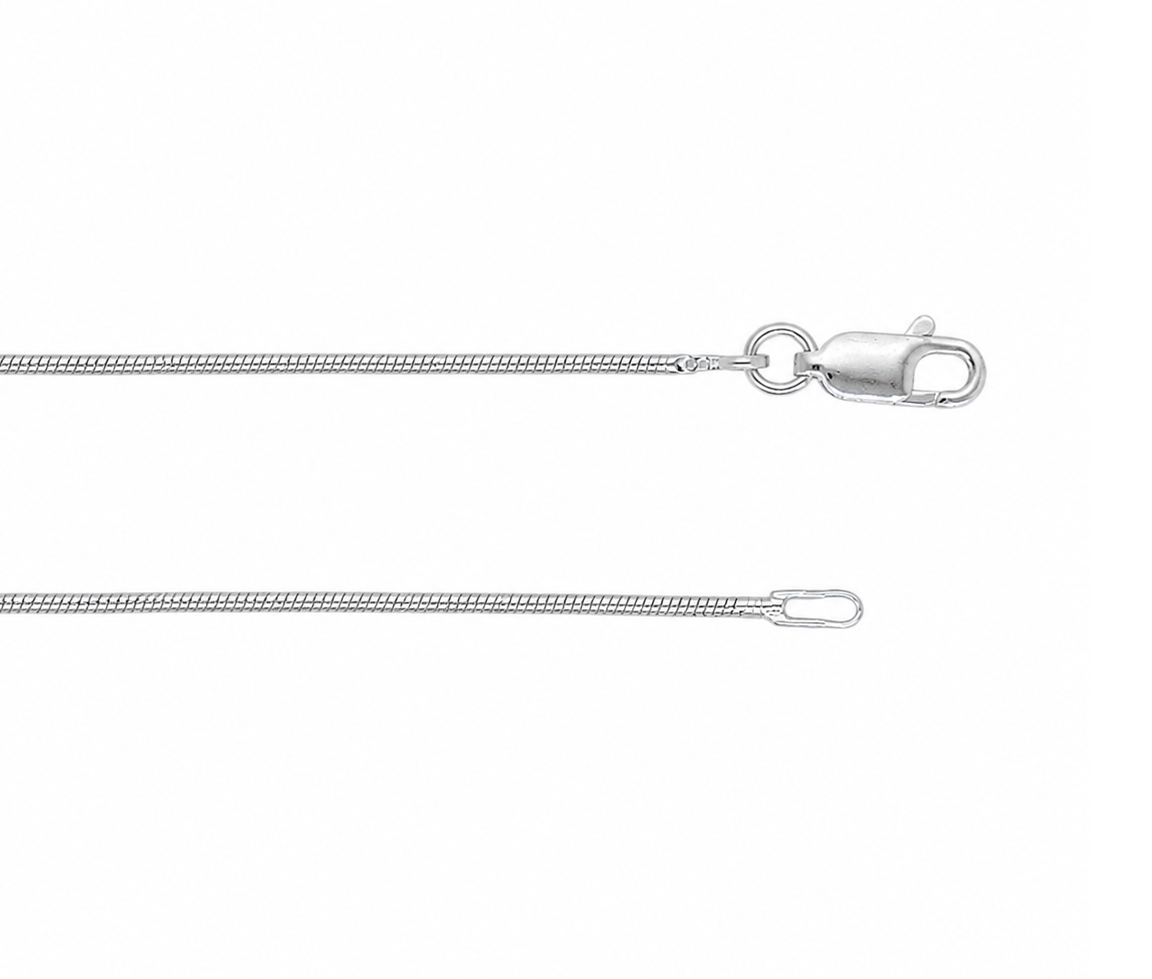 CHAINE À MAILLE SERPENT - MB SNAK1.1S18 - BIJOUX D'IMPORTATION
