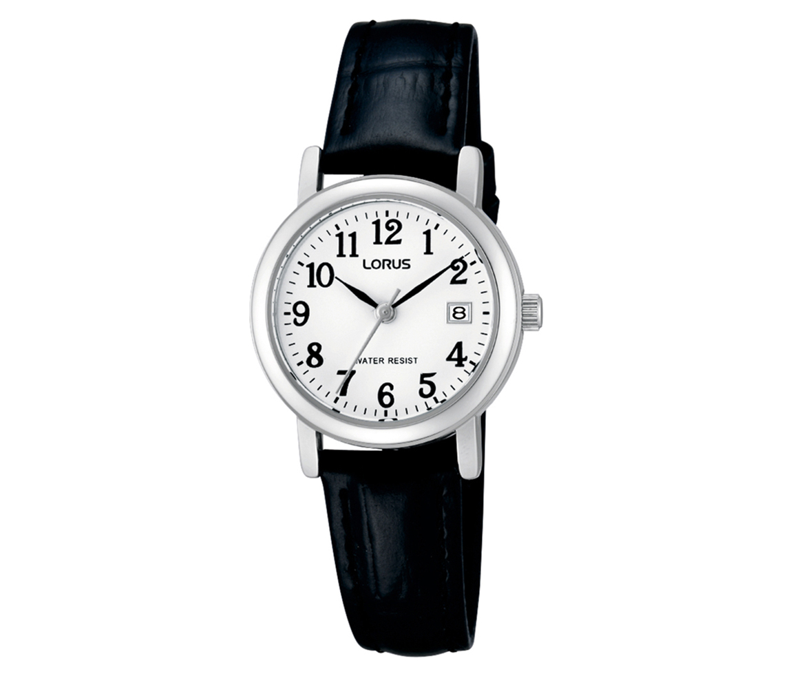 MONTRE LORUS POUR DAME EN ACIER AVEC BRACELET DE CUIR - SA RH765AX5 - LORUS