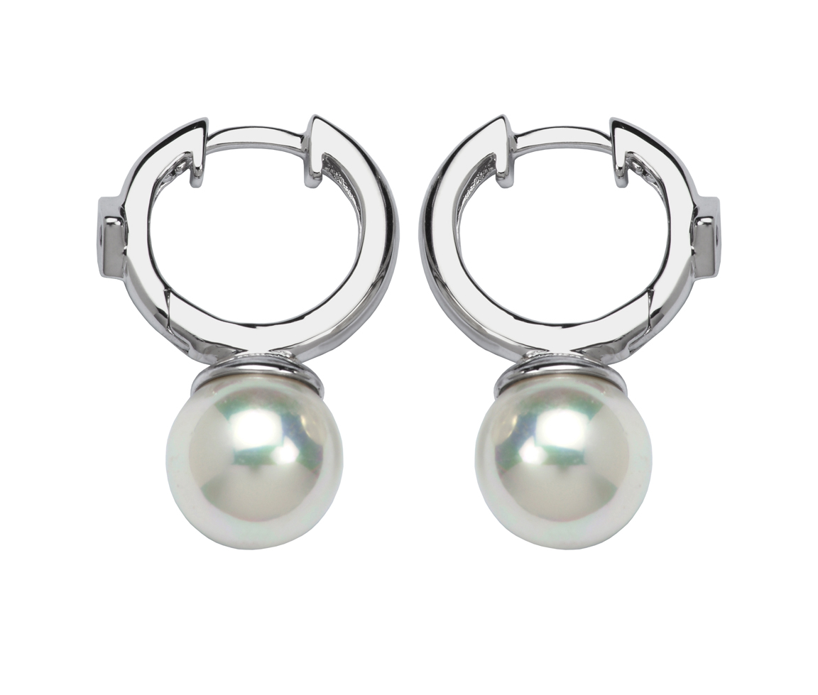 BOUCLES HUGGIES AVEC PERLES D'EAU DOUCE - PJ 62L407BG0N - ELLE