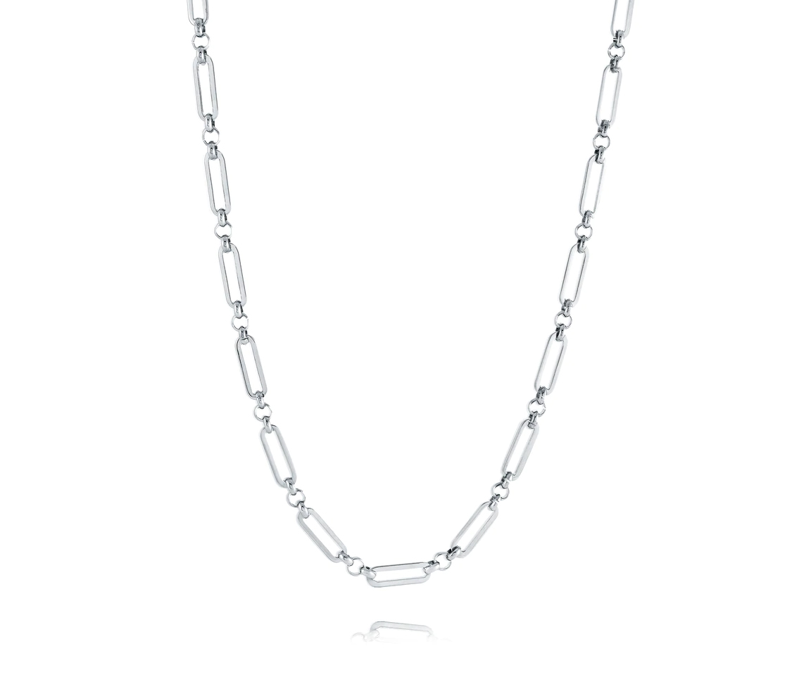 CHAINE ROLO/PAPERCLIP EN ACIER