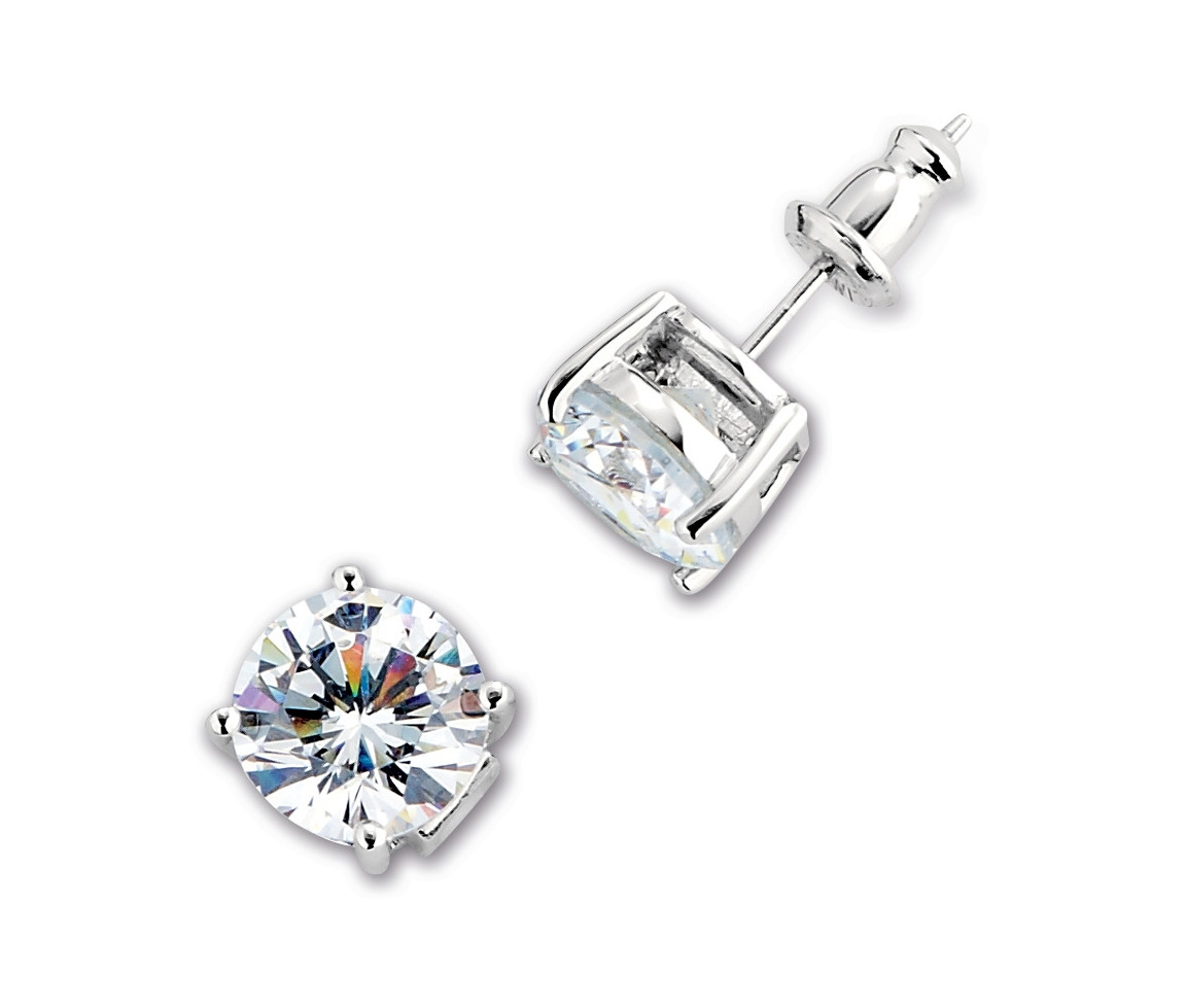 BOUCLES FIXES AVEC CUBIQUES ZIRCONIAS - PJ R2LBDQ0000 - ELLE