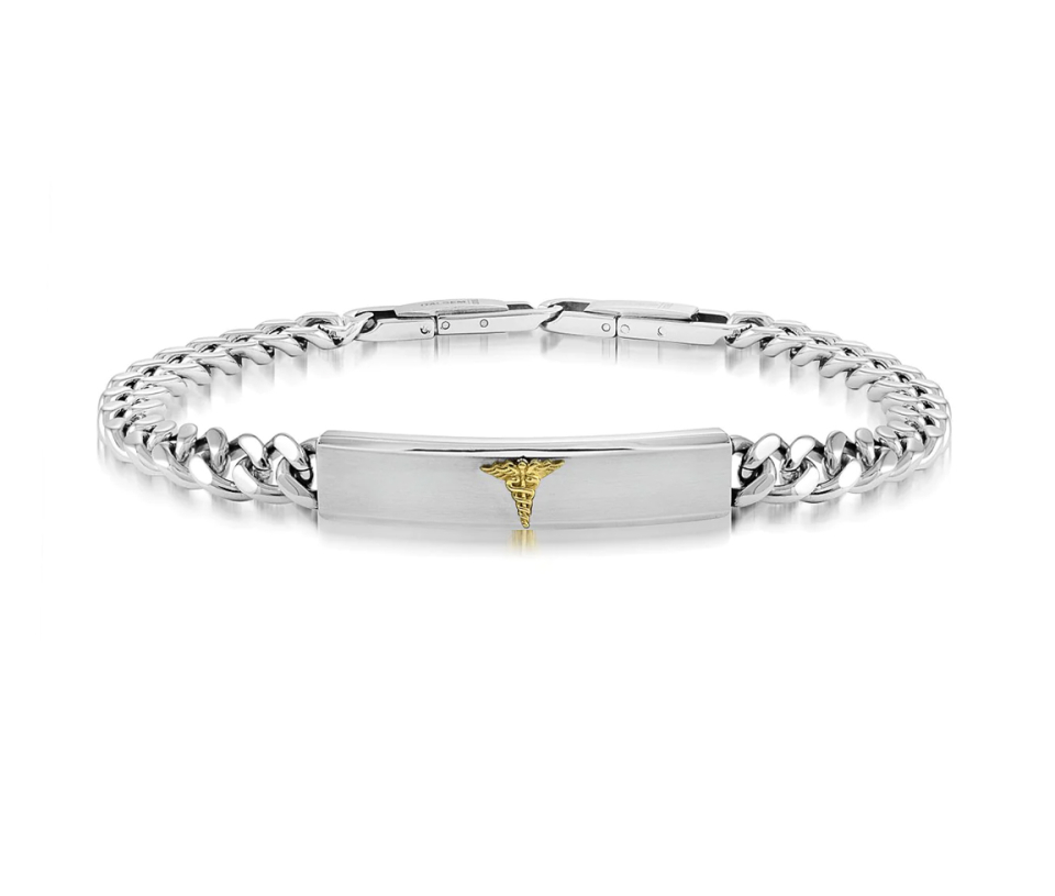 BRACELET MÉDICAL EN ACIER - IG SMAB35 - ITALGEM