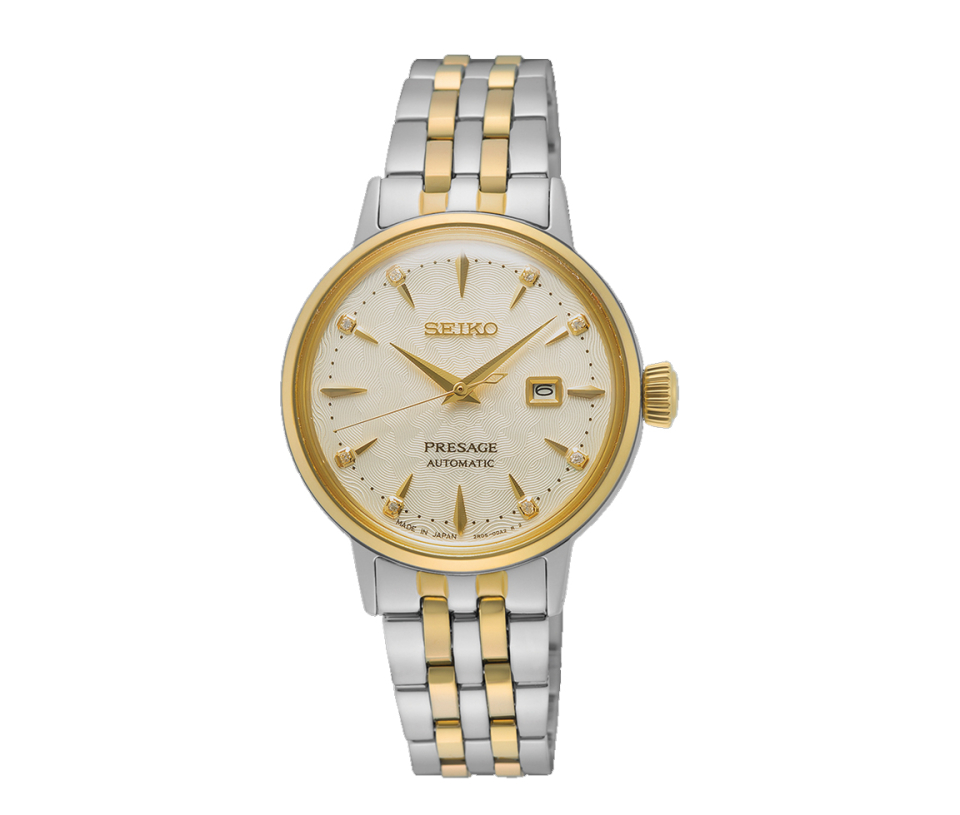 MONTRE POUR DAME SEIKO AUTOMATIQUE PRESAGE COCKTAIL TIME SERTIE DE DIAMANTS - OD SRE010 - SEIKO
