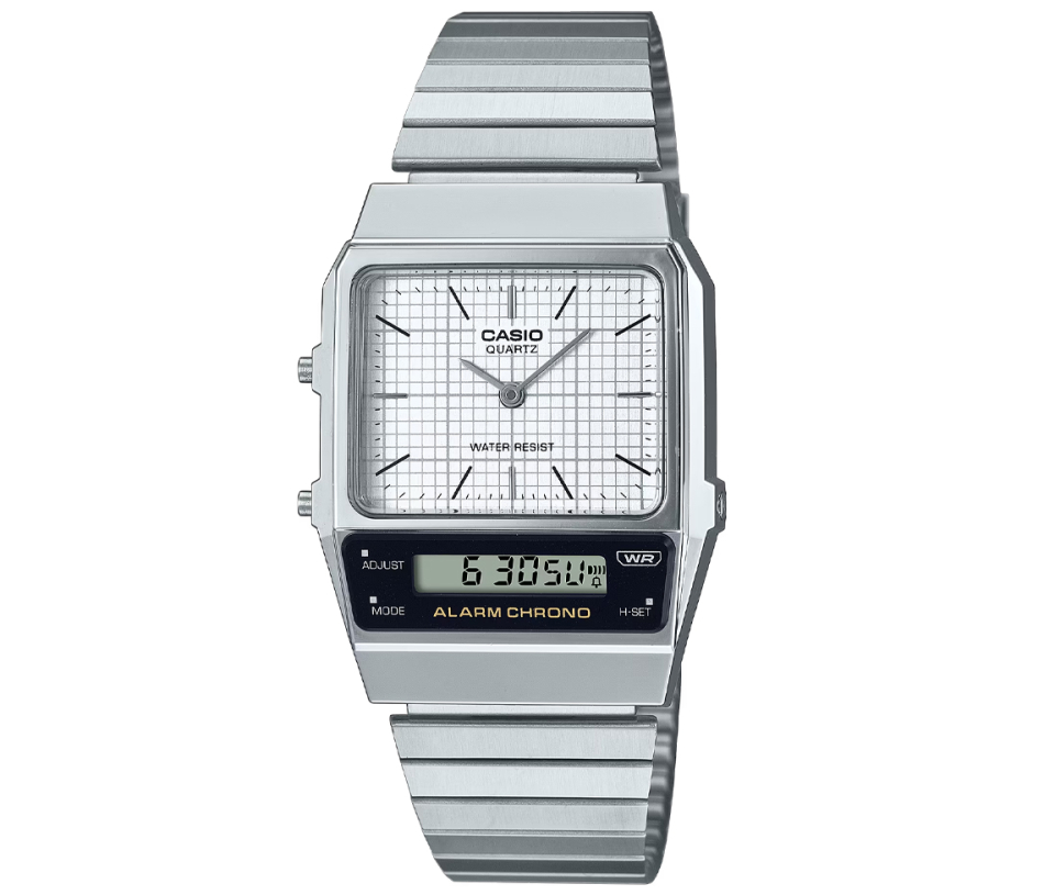 MONTRE CASIO ANALOGIQUE ET NUMÉRIQUE VINTAGE - H AQ800E7A - CASIO