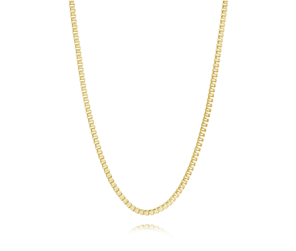 CHAINE EN ACIER/PVD OR À MAILLE CARRÉ - IG SYN64/26 - ITALGEM