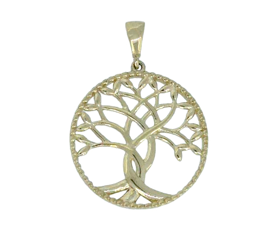 PENDENTIF ARBRE DE VIE AJOURÉ EN OR - CB PYA32146 - CBE