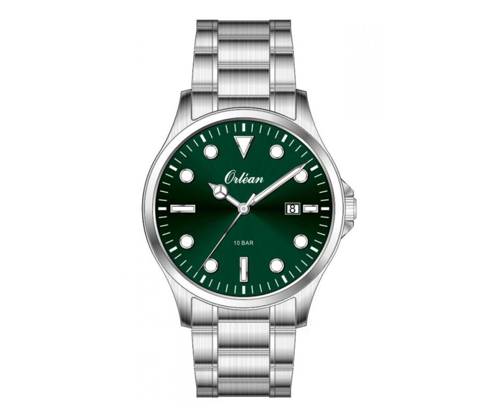 MONTRE ORLEAN EN ACIER - BA ME3675 - ORLEAN