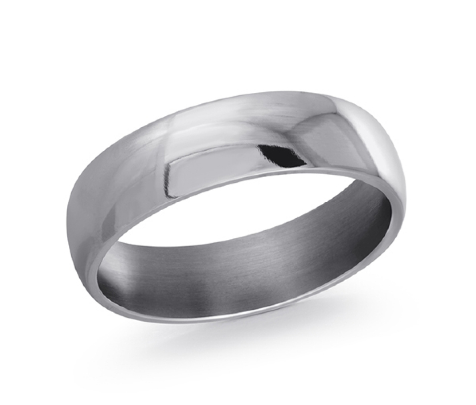 JONC EN TANTALE LUISANT UNI CONFORT FIT - ML TANT006/6 - MALO 