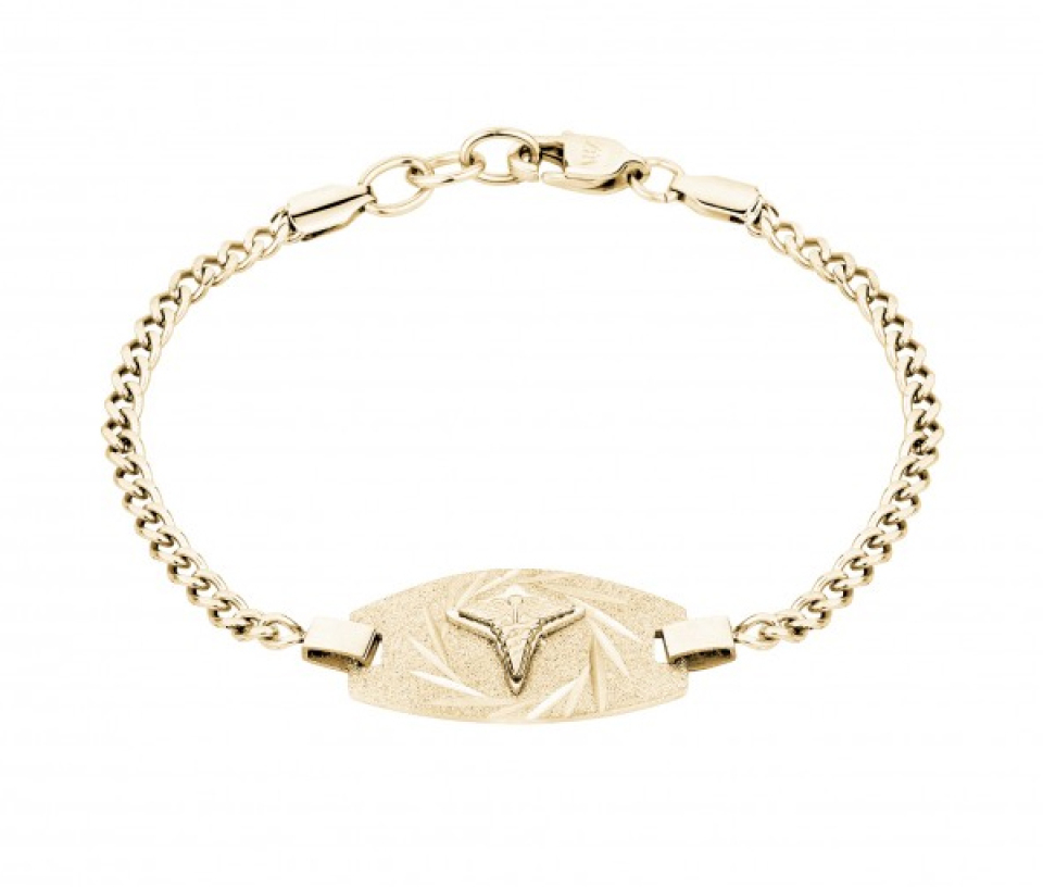 BRACELET MEDICAL EN ACIER/PVD OR - AZ ASB295 - AREZZO